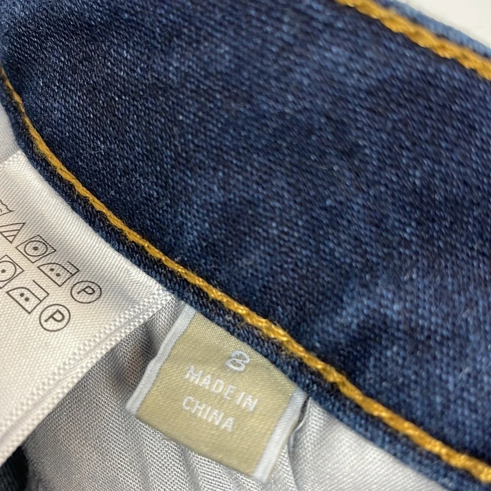 Michael Kors skinny ankle 4 pocket women's blue jeans Size 8